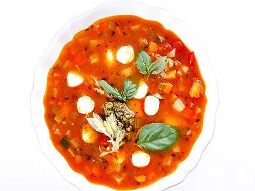 Рецепт Итальянский суп минестроне овощной