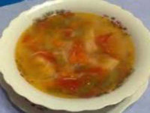 Суп из курицы с фасолью